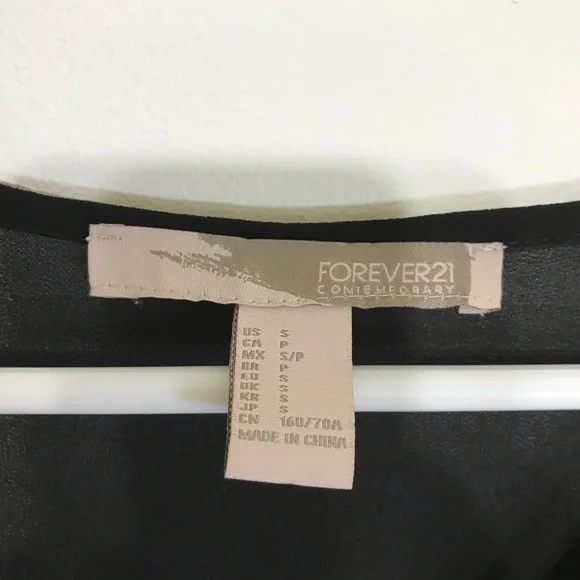 Forever 21 Contemporary Black Sheer Romper Size S - Picture 6 of 6